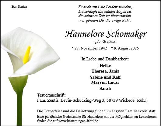 Hannelore Schomaker