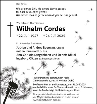 Wilhelm Cordes