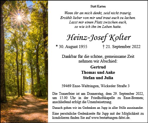 Heinz-Josef Kolter