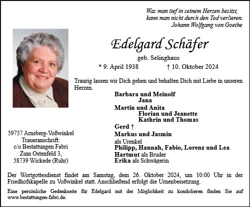 Edelgard Schäfer