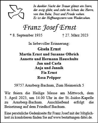 Franz Josef Ernst