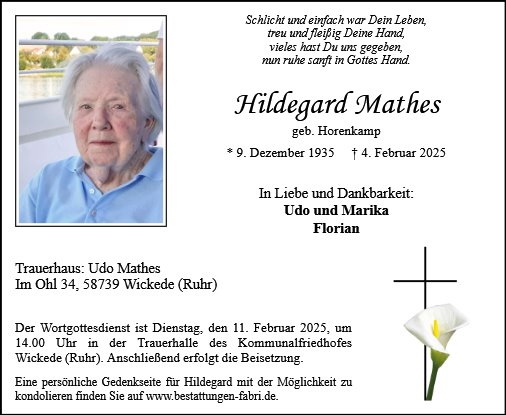 Hildegard Mathes