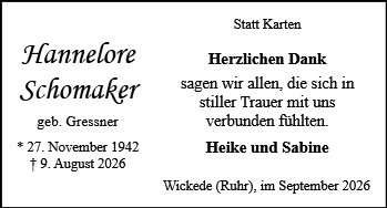 Hannelore Schomaker