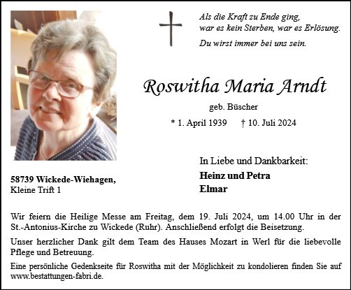 Roswitha Maria Arndt