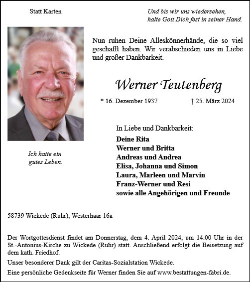 Werner Teutenberg