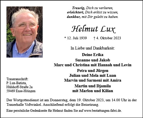 Helmut Lux