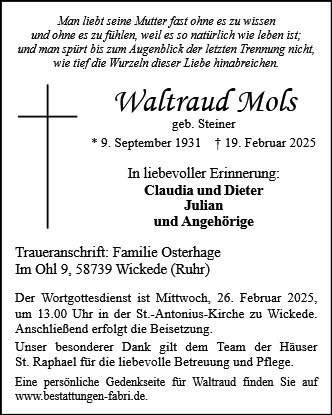 Waltraud Mols