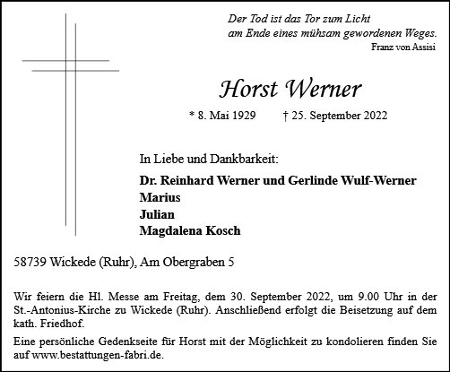 Horst Werner