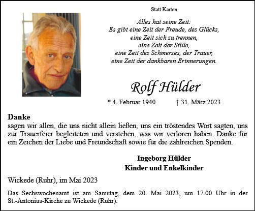 Rudolf Hülder