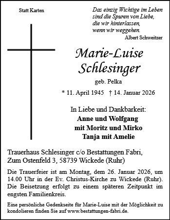 Marie-Luise Schlesinger