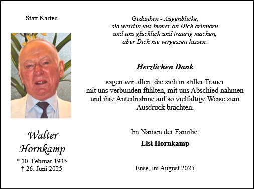 Walter Hornkamp
