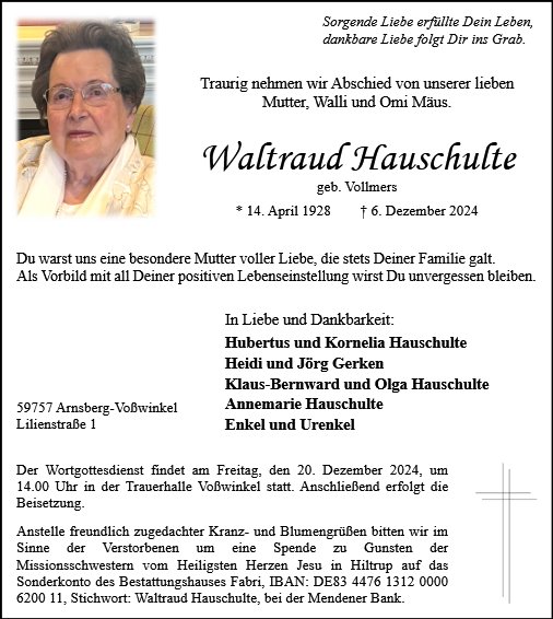 Waltraud Hauschulte