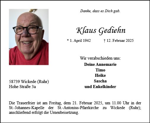 Klaus Gediehn