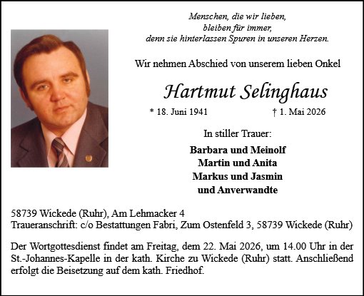 Hartmut Selinghaus