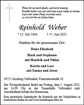 Reinhold Heinrich Weber