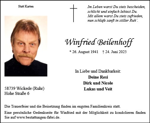 Winfried Beilenhoff