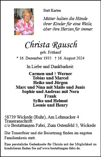 Christa Rausch