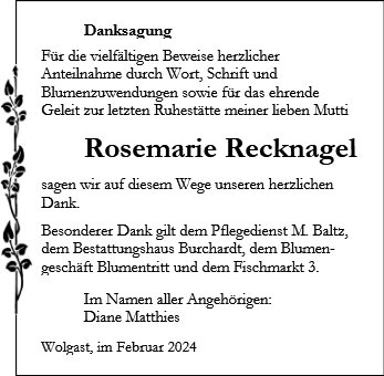 Rosemarie Recknagel