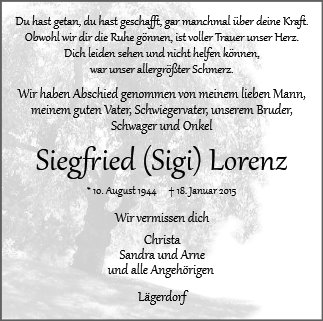 Siegfried Lorenz