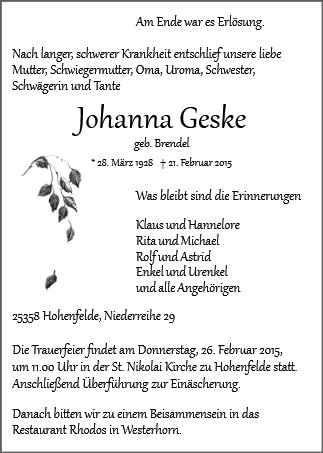 Johanna Geske