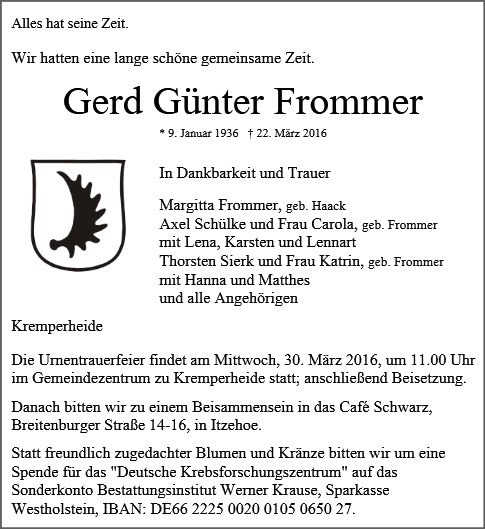 Gerd Günter Frommer