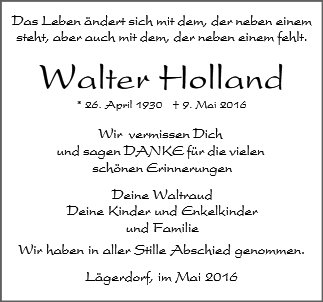 Walter Holland