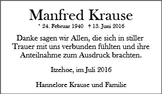 Mannfred Krause
