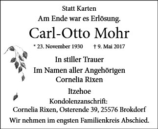 Carl Otto Mohr