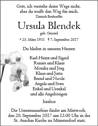 Ursula Blendek