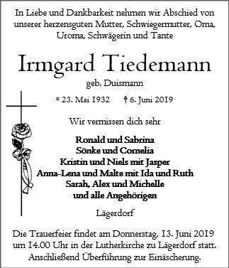 Irmgard Tiedemann