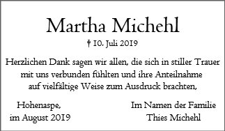 Martha Michehl