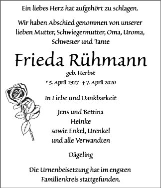 Frieda Rühmann