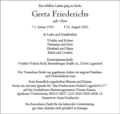 Greta Friederichs
