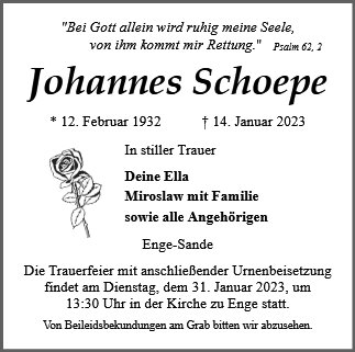Johannes Schoepe