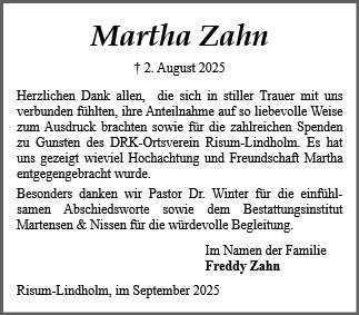 Martha Zahn