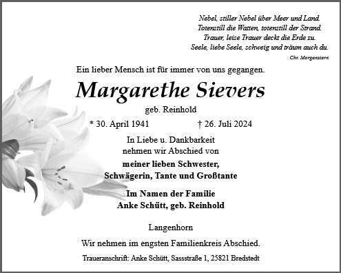 Margarethe Sievers