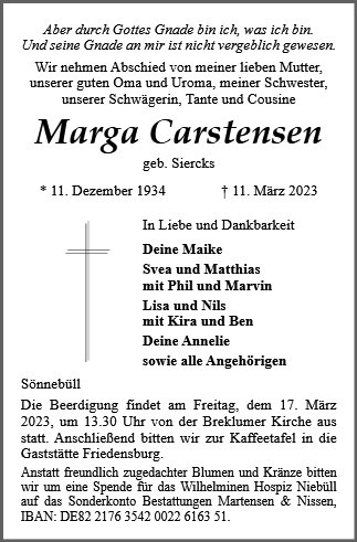 Marga Carstensen