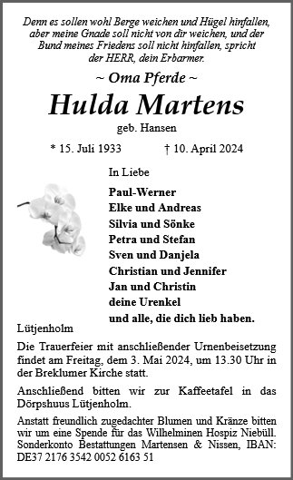 Hulda Martens