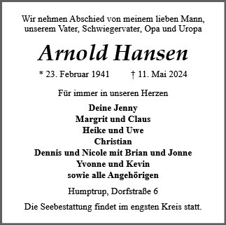 Arnold Hansen