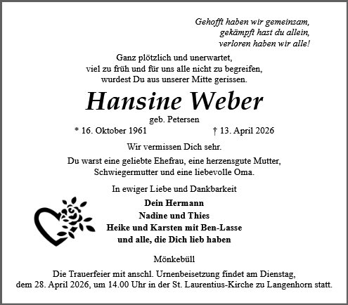 Hansine Weber