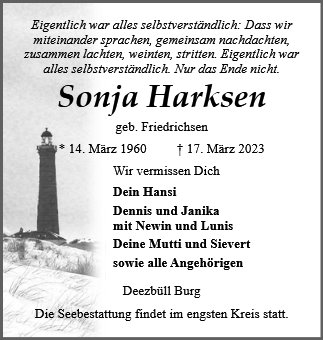 Sonja Harksen