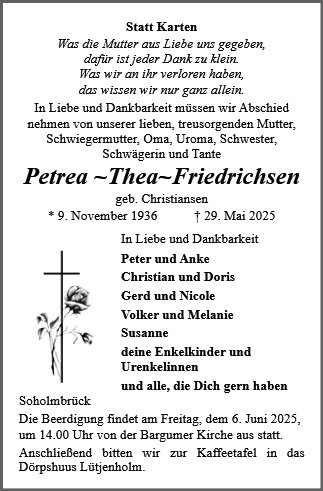 Petrea Friedrichsen