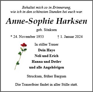 Anne-Sophie Harksen