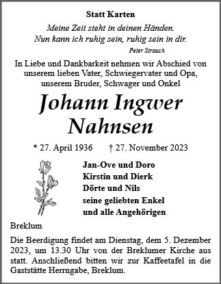 Johann Ingwer Nahnsen