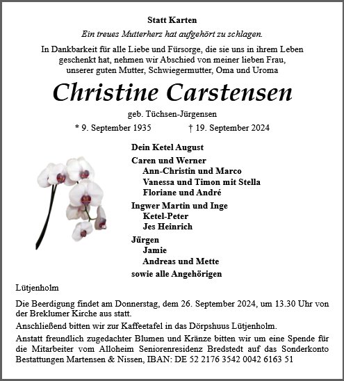 Christine Carstensen