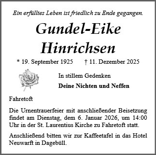 Gundel-Eike Hinrichsen
