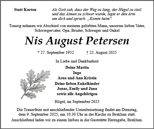 Nis August Petersen