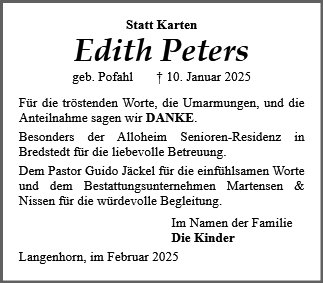 Edith Peters