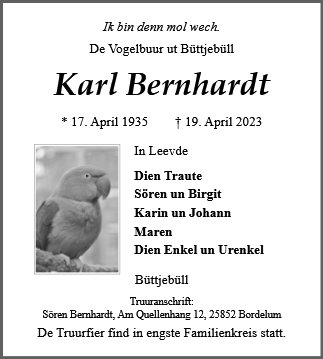 Karl Bernhardt