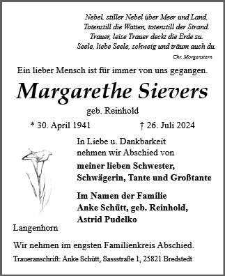 Margarethe Sievers